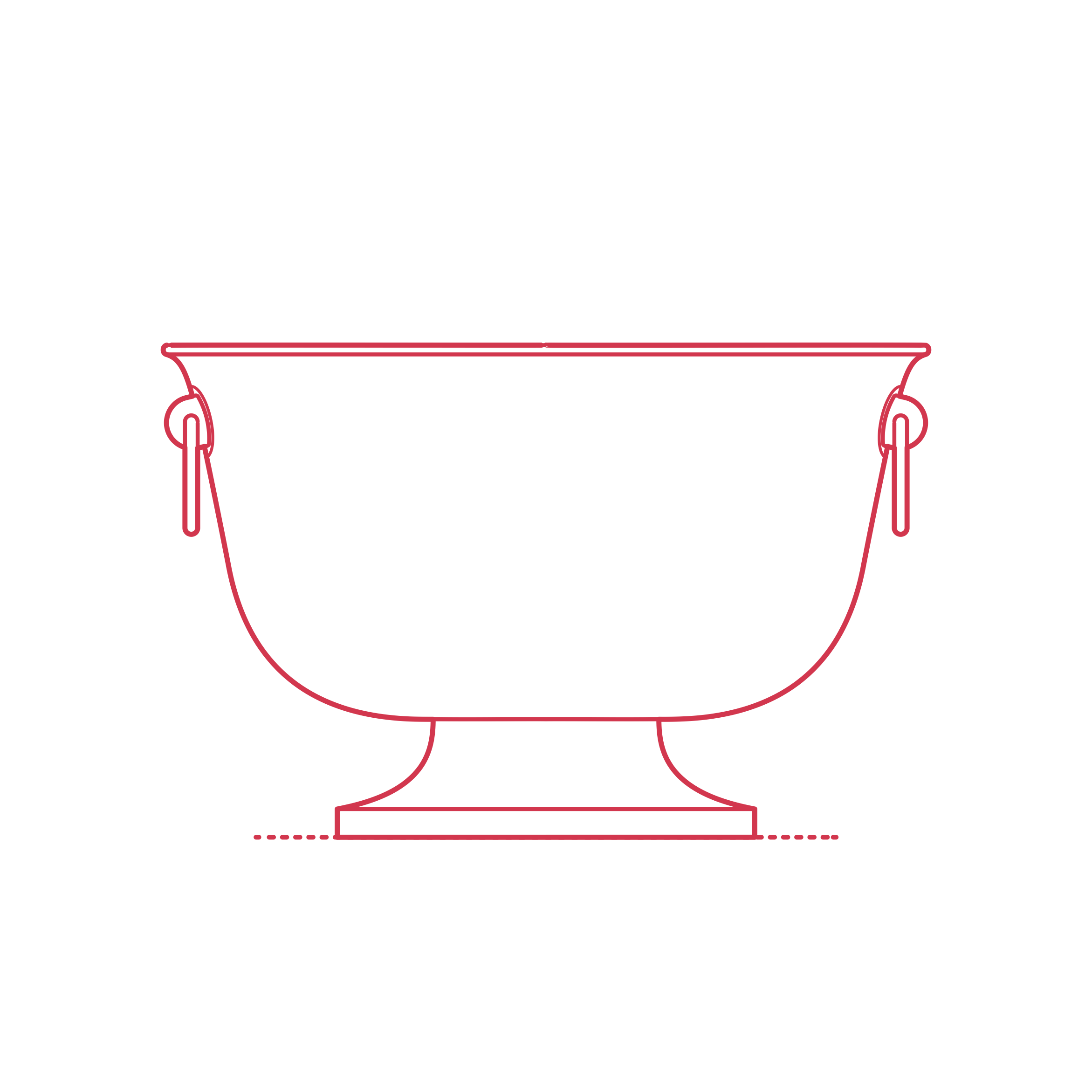 Objects Drinkware Accessories Ikea Soldrankt Champagne Cooler Outline Icon Svg Set Free Vectors